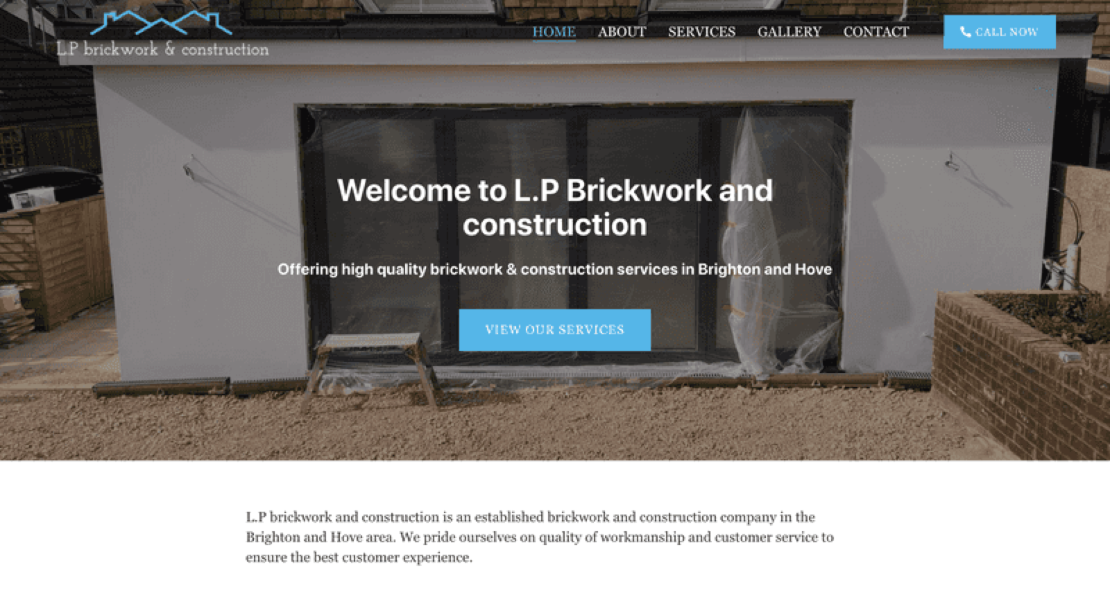 LP Brickwork website
